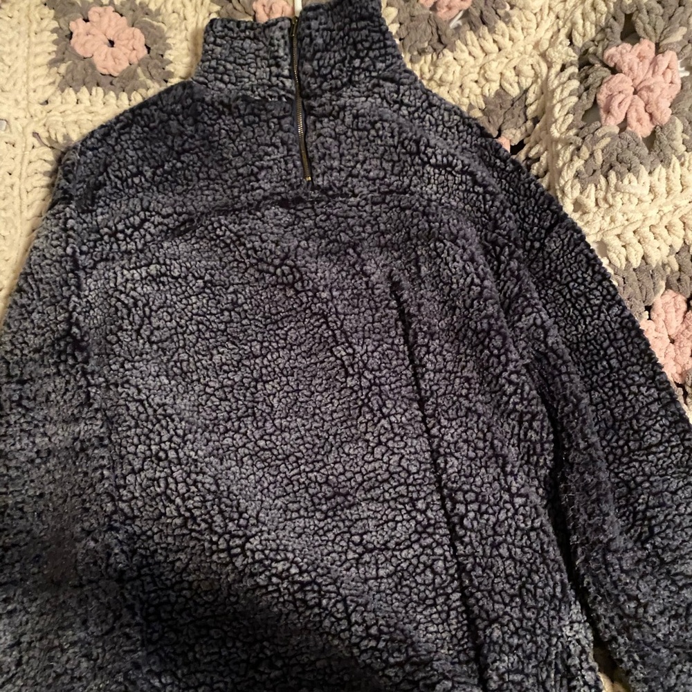 Blue Sherpa jacket